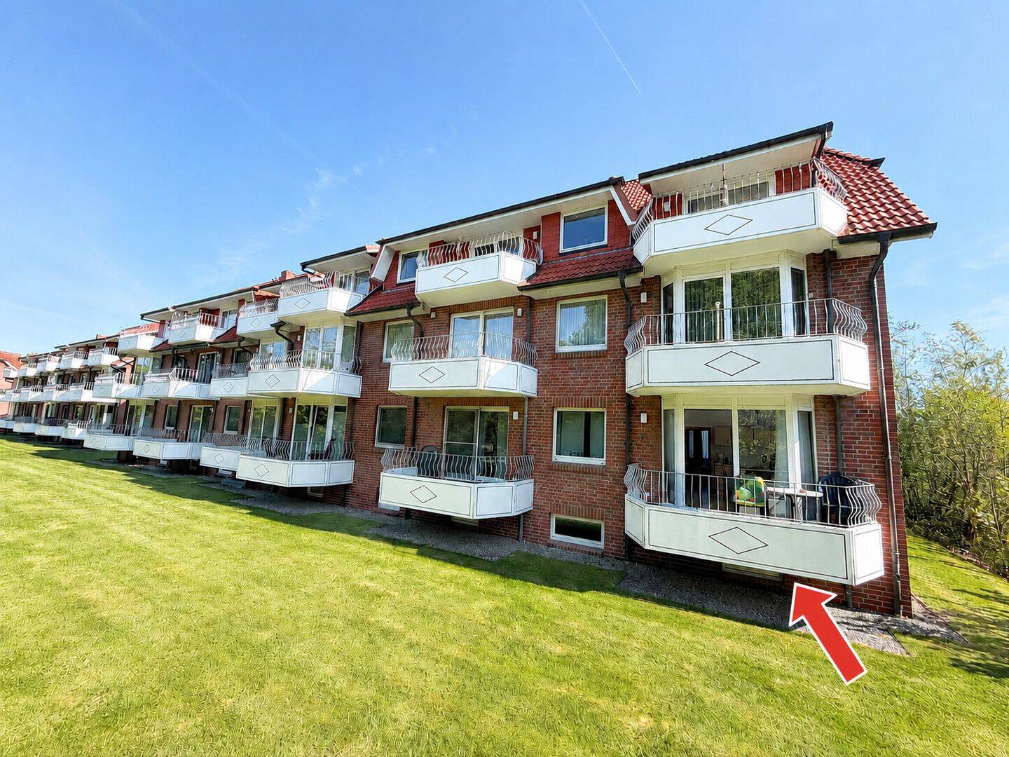 Urlaub beginnt hier – helle Ferienwohnung mit Balkon & Sauna an der Nordsee in Dorum-Neufeld, 27639 Wurster Nordseeküste