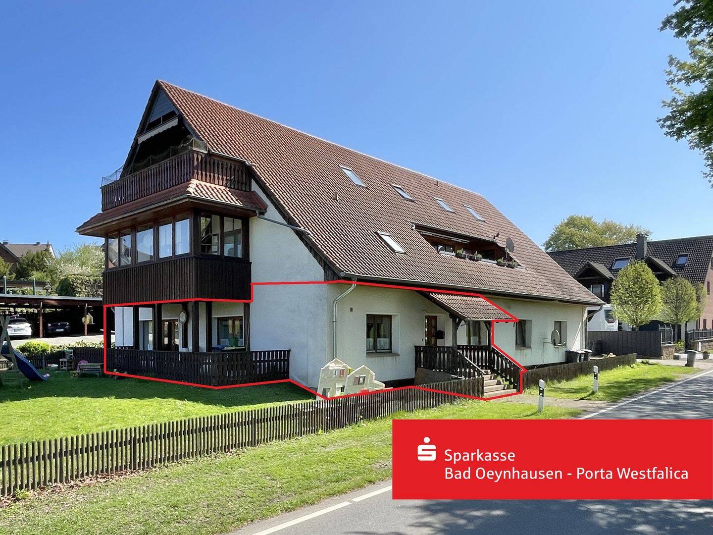 Ruhig wohnen mit Gartenanschluss – großzügige Eigentumswohnung in Holzhausen, 32457 Porta Westfalica