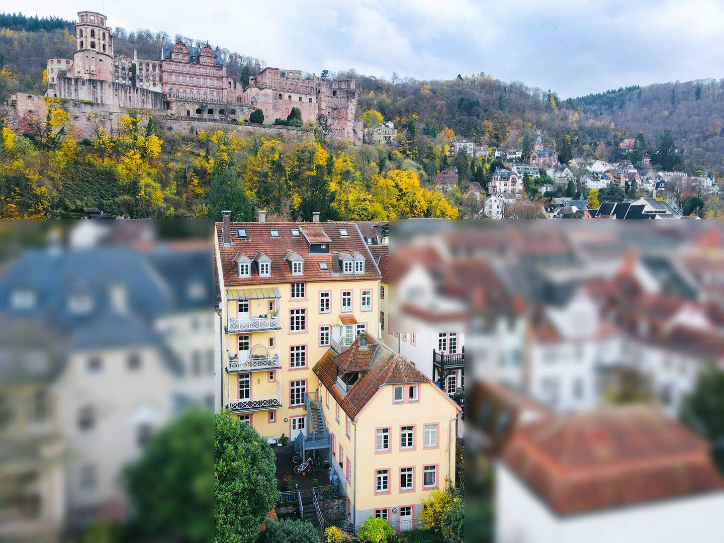 Charmante Altstadtwohnung im denkmalgeschützten Ensemble mit Gemeinschaftsgarten und TG-Stellplatz (optional), 69117 Heidelberg (Altstadt)