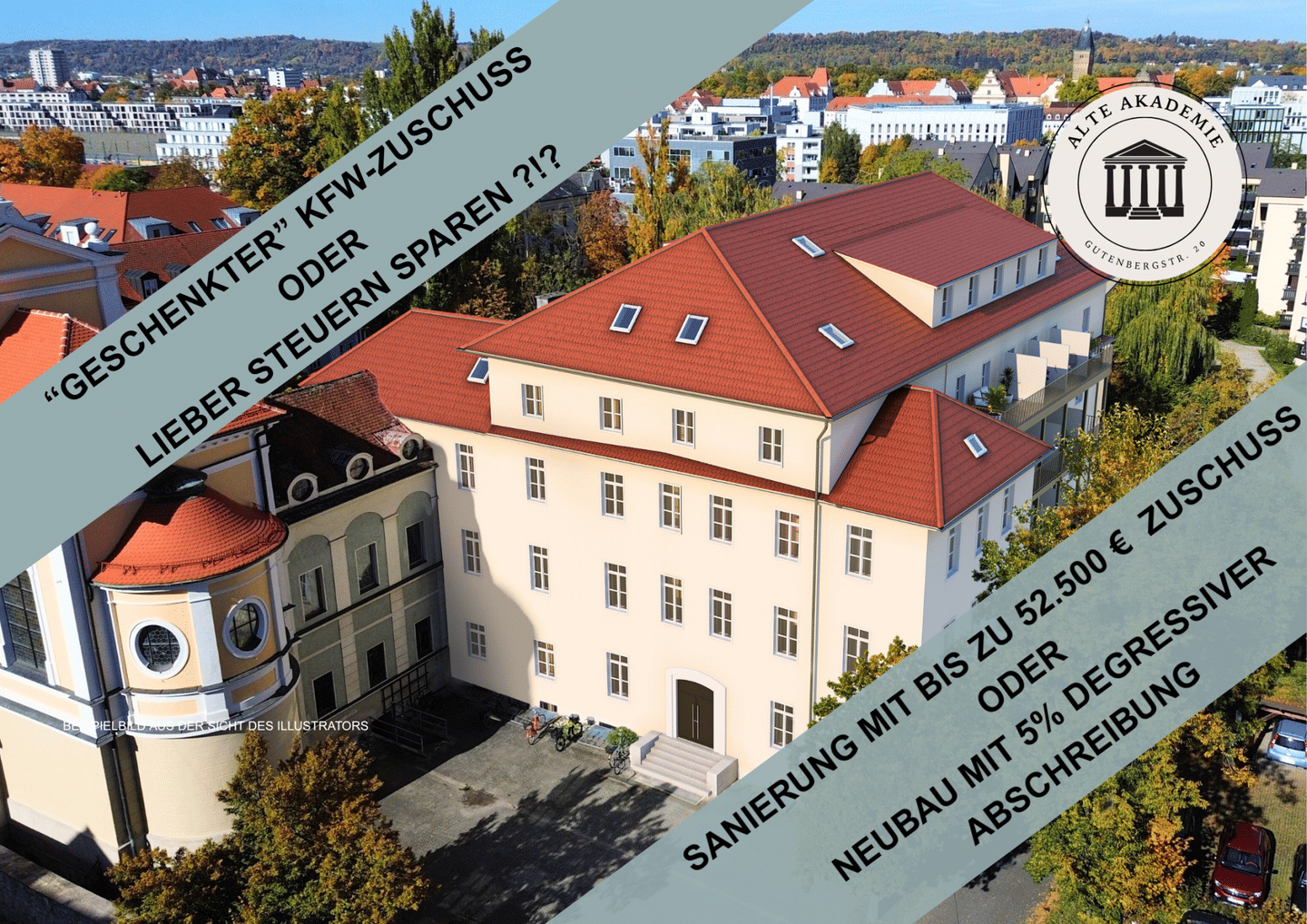 5% degressive Abschreibung, 93051 Regensburg (Galgenberg Großprüfening-Dechbetten-Königswiesen Kumpfmühl-Ziegetsdorf-Neuprüll)
