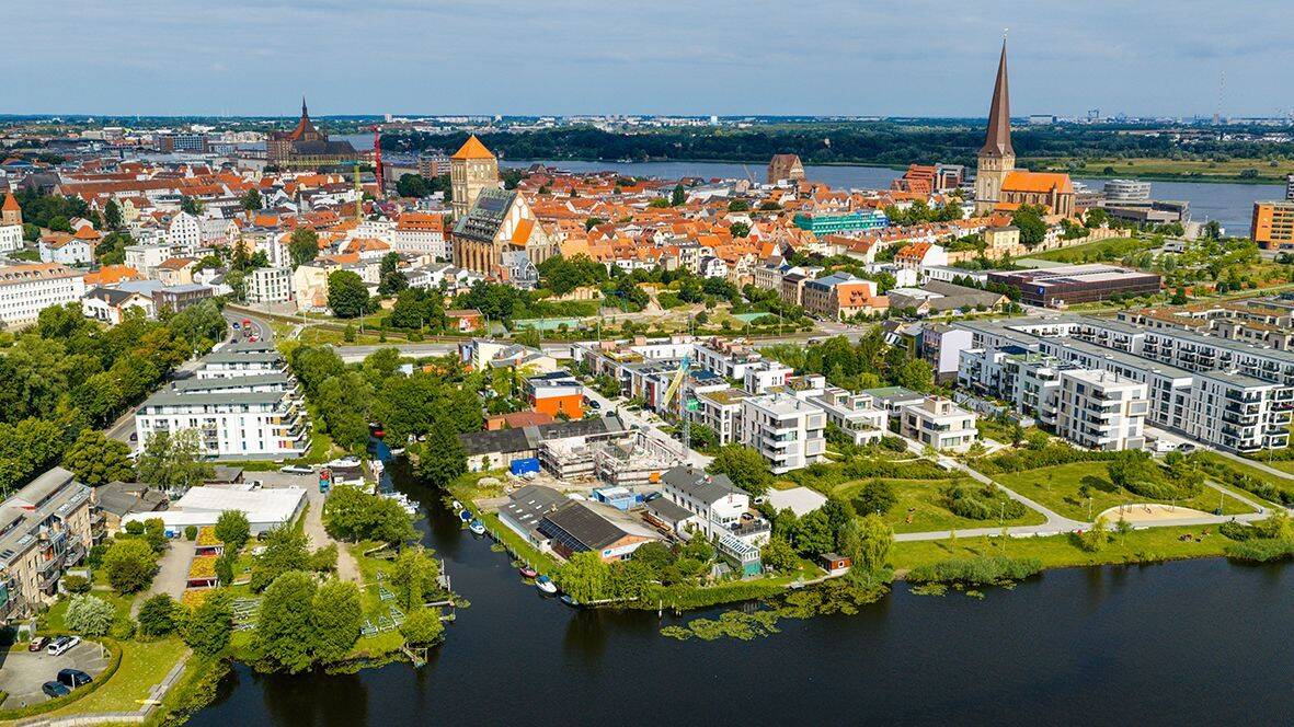 Direkter Zugang zum Wasser am Seitenarm der Warnow Neubau Eigentumswohnung – barrierefrei und modern, 18055 Rostock (Brinckmansdorf Kassebohm Kröpeliner Tor-Vorstadt Stadtmitte)