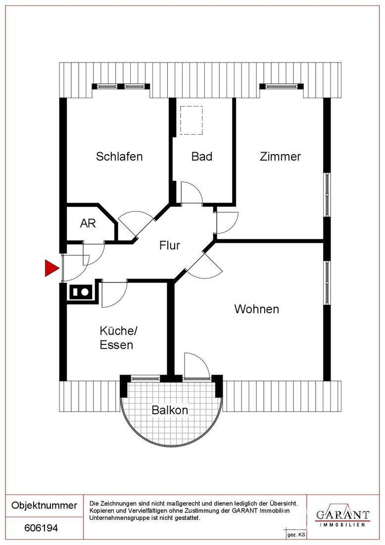 Ruhige Wohnung gesucht ? Hier ist sie, die Suche hat ein Ende., 67583 Guntersblum