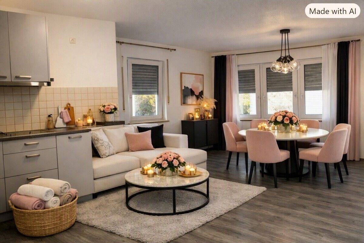 Vermietung Schöne 2,5 Zimmer Wohnung bezugsfertig mit unverbautem Blick in Crailsheim – Kreuzberg, 74564 Crailsheim