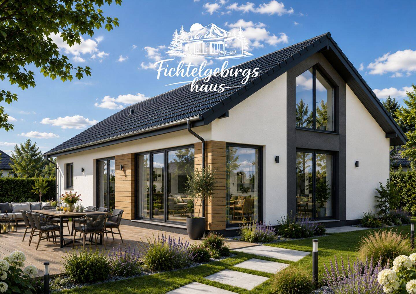Bungalow Edeltraut | Diffusionsoffen | inkl. Grundstück & Fundamente | Schlüsselfertig | KfW-40, 95111 Rehau