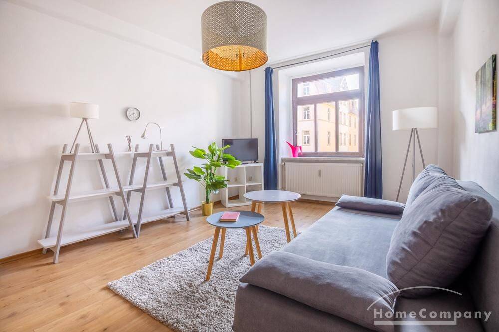 273061L HomeCompany Dresden Möbliert/Furnished 2-Zimmer Apartment in Dresden-Friedrichstadt max. 3 Personen – 1159 Dresden – Bild 1 von 1
