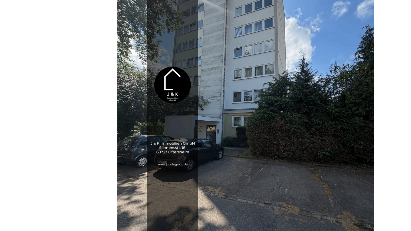Stilvoll modernisierte 2-ZKB-Wohnung mit Stellplatz in gepflegter Wohnanlage, 69469 Weinheim
