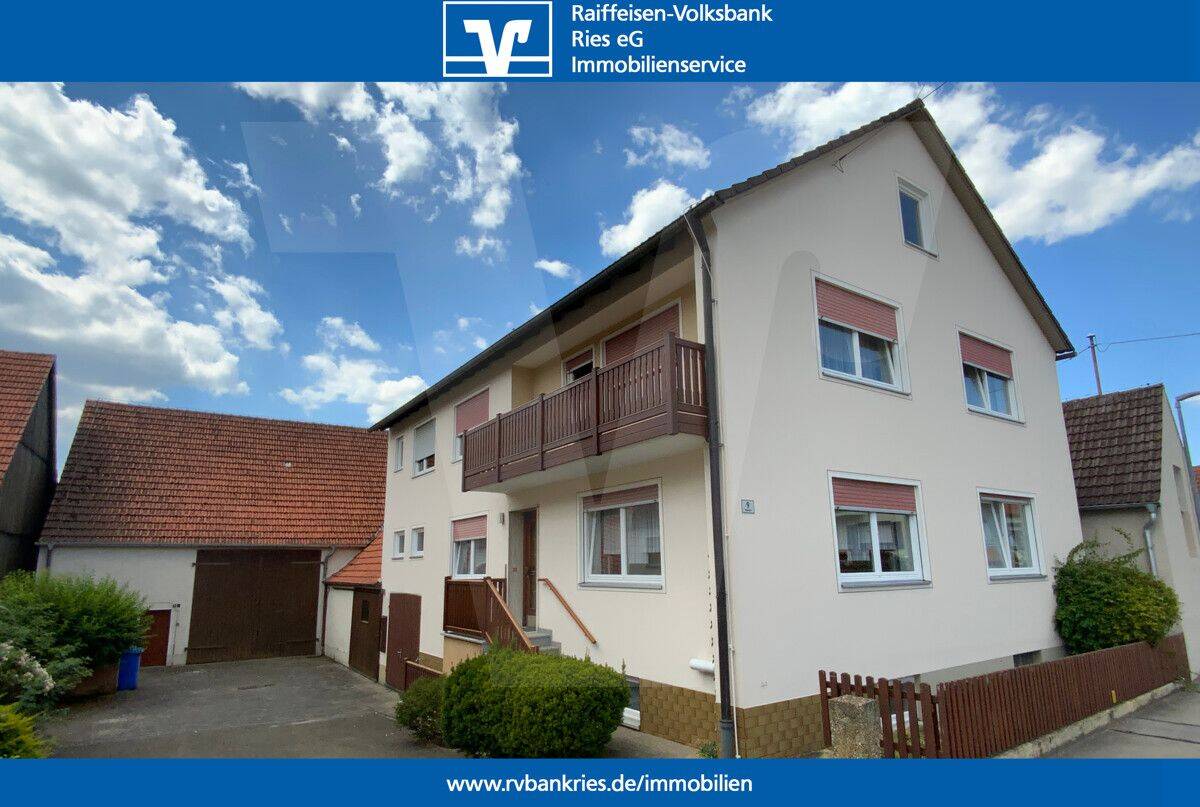 Sehr gepflegtes Wohnhaus mit großzügigen Nebengebäuden und viel Potenzial, 86753 Möttingen