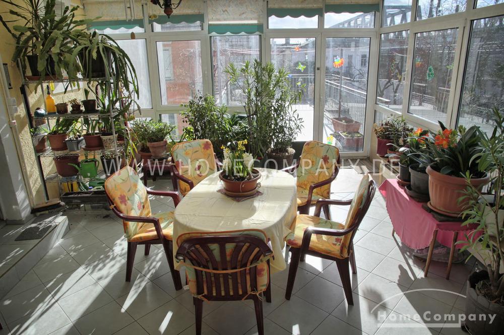 Möbliertes 2-Zimmer Apartment in Dresden-Neustadt mit Terrasse und Wintergarten, 1097 Dresden (Innere Neustadt Leipziger Vorstadt Pieschen-Nord/Trachenberge Äußere Neustadt)