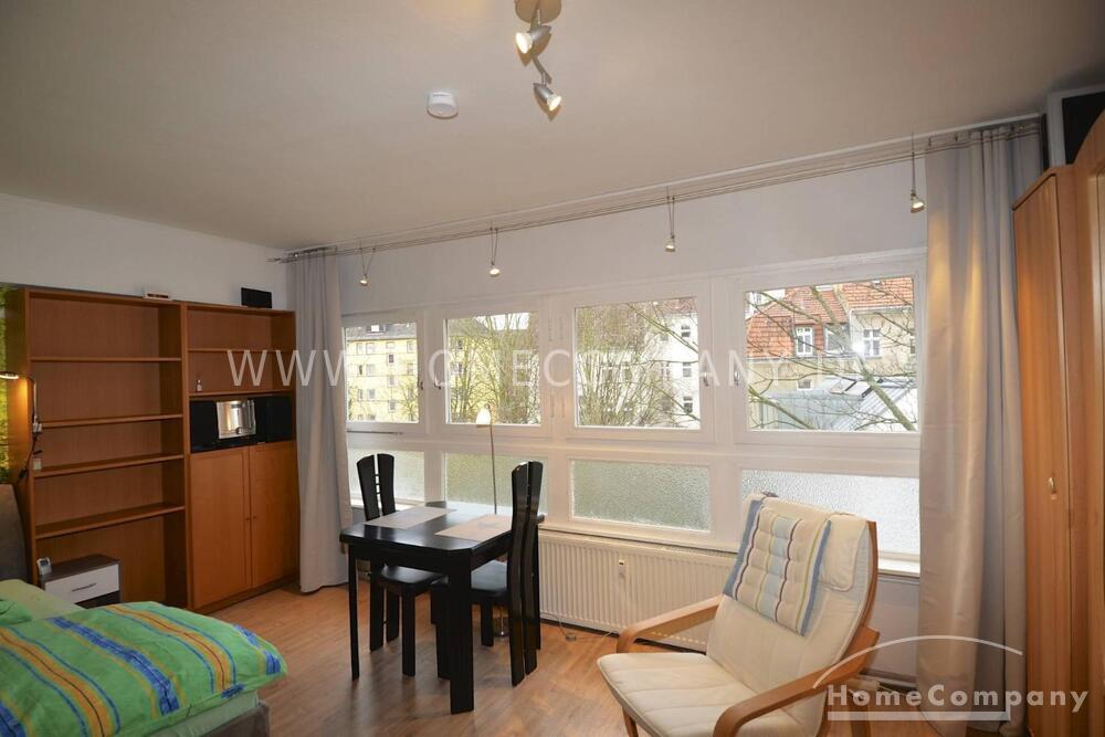 Ruhige 1-Zimmer-Wohnung, gut beleuchtet und möbliert, 12169 Berlin (Steglitz-Zehlendorf Steglitz)