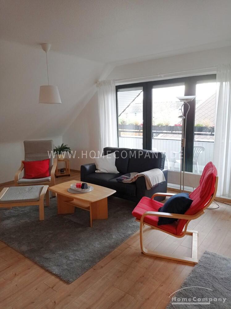 Möblierte 3-Zimmerwohnung in Kiel mit Loggia, 24107 Kiel (Suchsdorf)