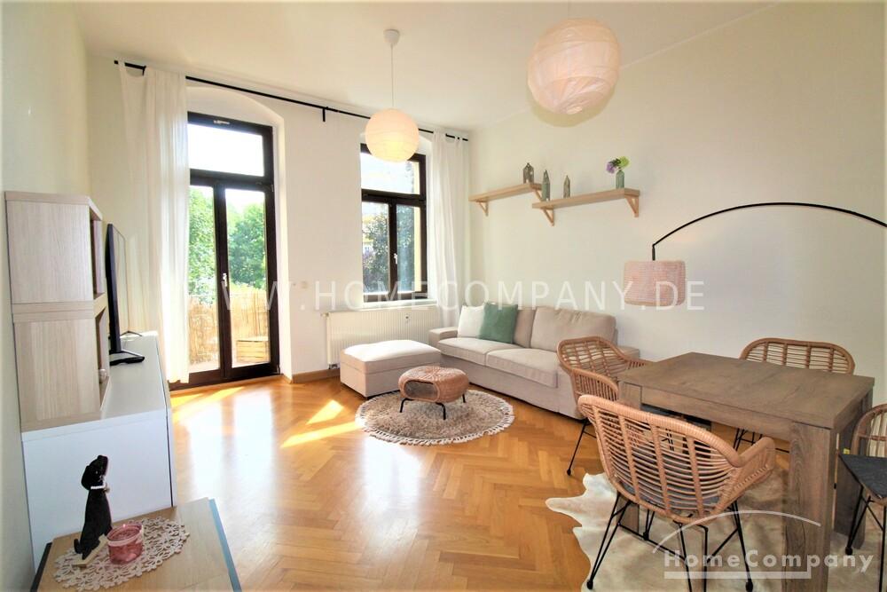 Möblierte 2-Zimmer-Wohnung in Dresden-Friedrichstadt mit Balkon, 1067 Dresden (Friedrichstadt Innere Altstadt Wilsdruffer Vorstadt/Seevorstadt-West)