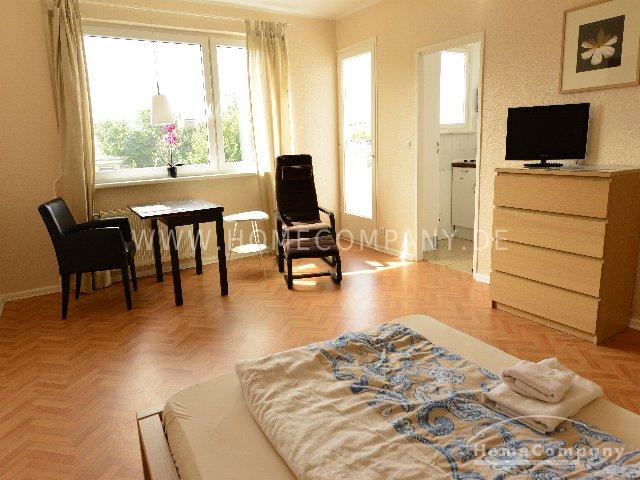1-Zi-Wohnung in Wilmersdorf mit Balkon und Sat-TV, 10777 Berlin (Charlottenburg-Wilmersdorf Schöneberg Wilmersdorf)