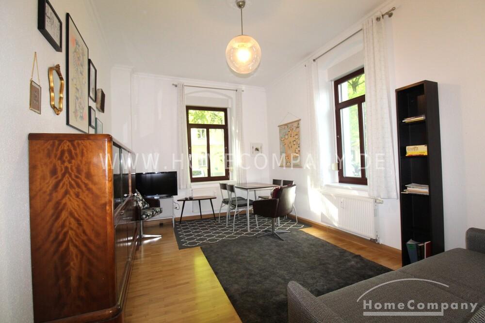 Möblierte 2-Zimmerwohnung in Dresden-Pieschen mit Balkon, 1129 Dresden (Hellerberge Pieschen-Nord/Trachenberge Trachau)