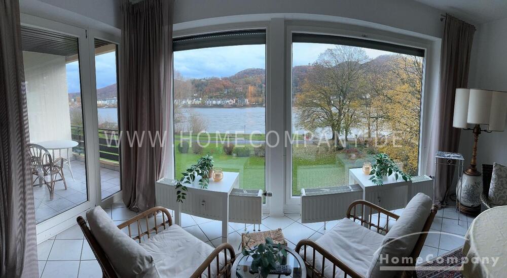 Panorama-Blick am Rhein in Bonn-Mehlem, 53179 Bonn (Lannesdorf Mehlem Muffendorf Pennenfeld Rüngsdorf)