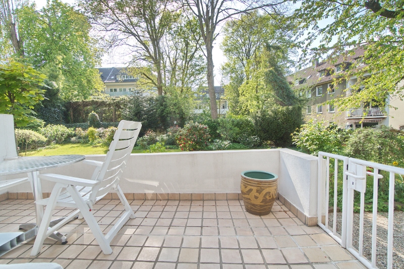 Ruhe im Zentrum mit Gartenterrasse, 45128 Essen (Südostviertel Südviertel)