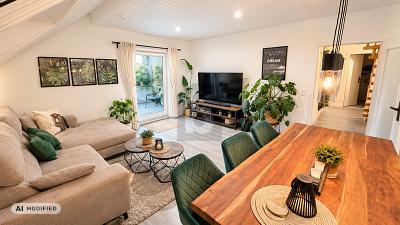 Burgblick inklusive Charmante Maisonette-Wohnung, 74199 Untergruppenbach