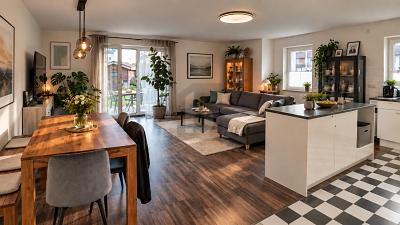 Erdgeschosswohnung mit Gartenparadies in Dornhan, 72175 Dornhan
