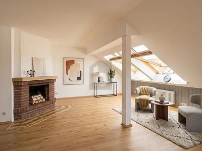 Gemütliches Dachgeschoss mit Kamin in Böblingen, 71034 Böblingen