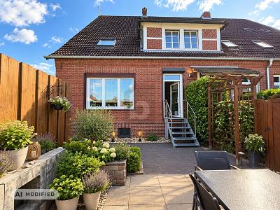 Wohlfühl-Wohnung mit Garten & Sauna in Jork, 21635 Jork