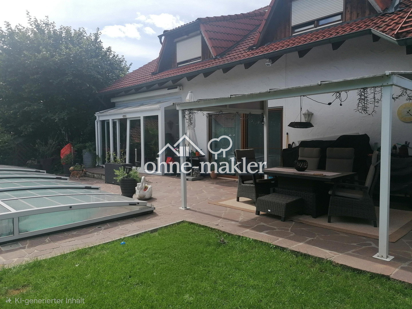 Modernisierte EG-Wohnung mit Pool Garage, 86668 Karlshuld