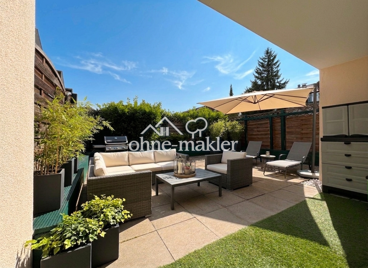 City-Wohnung mit Garten & Tiefgarage – Traumlage, 47799 Krefeld (Bockum Cracau Stadtmitte)