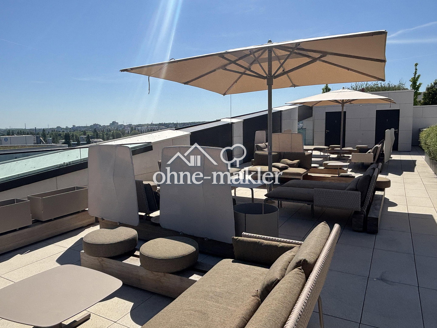 Exklusive 2-Zimmer-Wohnung mit Dachterrasse – Hafenpark Quartier, 60314 Frankfurt am Main (Fechenheim Ostend)