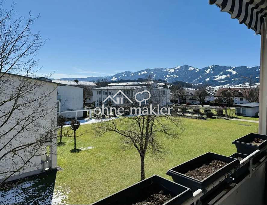 Bergblick und Südgarten in Zentrum von Sonthofen, 87527 Ofterschwang