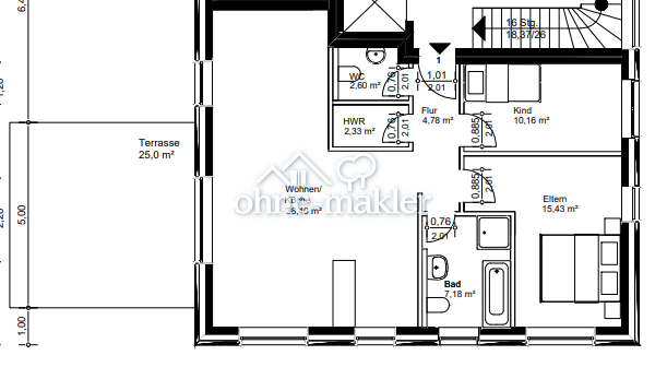 Gartenwohnung in Ibbenbüren – zentral & modern – Am Winterhügel 31, 49477 Ibbenbüren – Vorschaubild 17