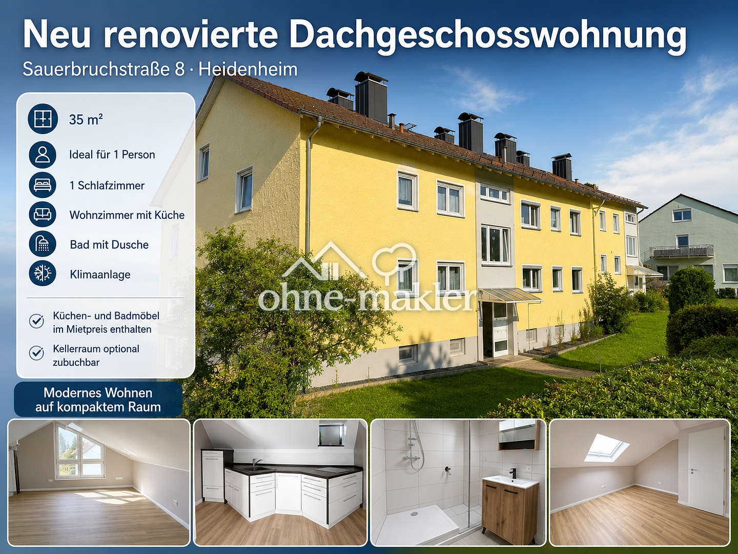 Dachgeschoss-Traum in Heidenheim - Jetzt neu – Sauerbruchstraße 8, 89518 Heidenheim an der Brenz – Vorschaubild 14