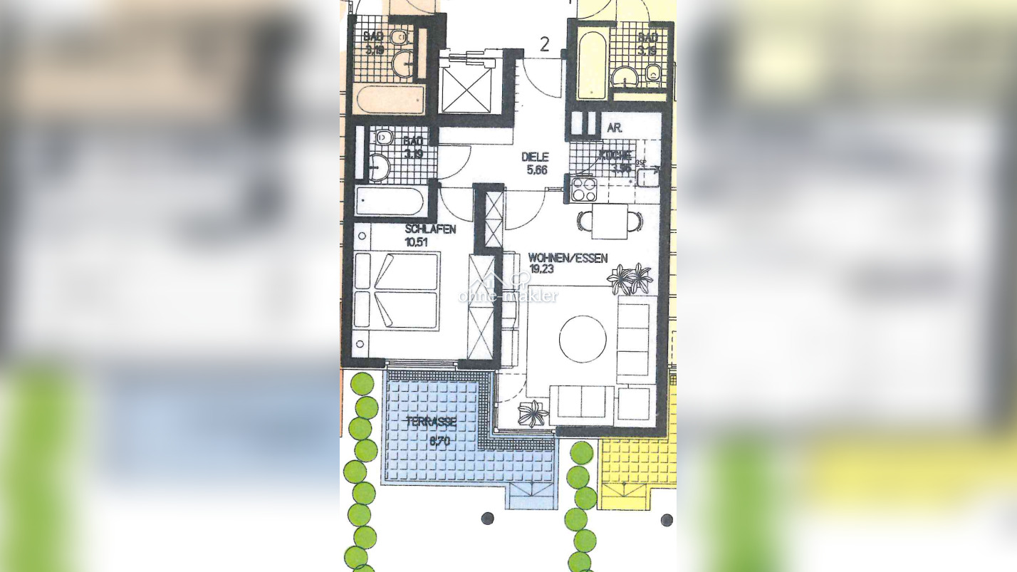 Berlin-Wilhelmsruh Gartenwohnung mit Rendite – Lessingstraße 25, 13158 Berlin – Vorschaubild 10