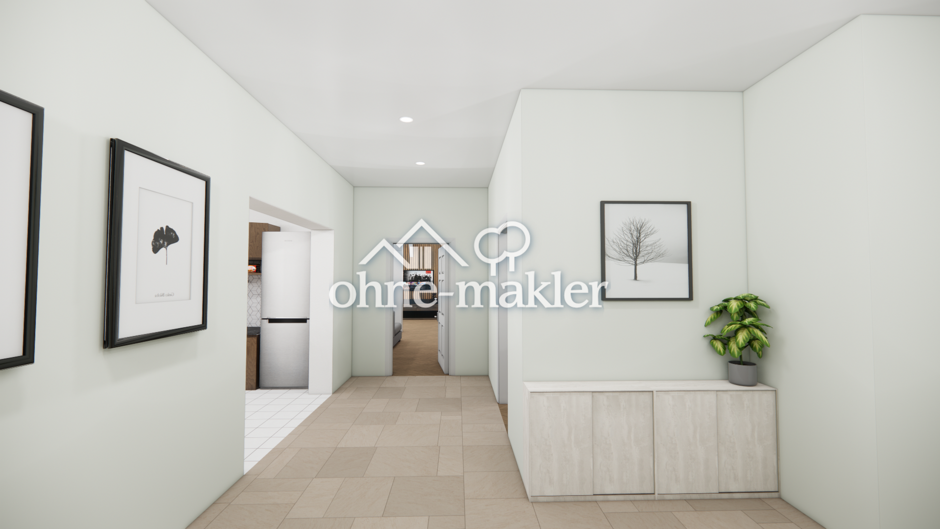 Helle 4-Zimmer-Wohnung mit Ausblick – Johannisstrasse 22, 99974 Mühlhausen/Thüringen – Vorschaubild 2
