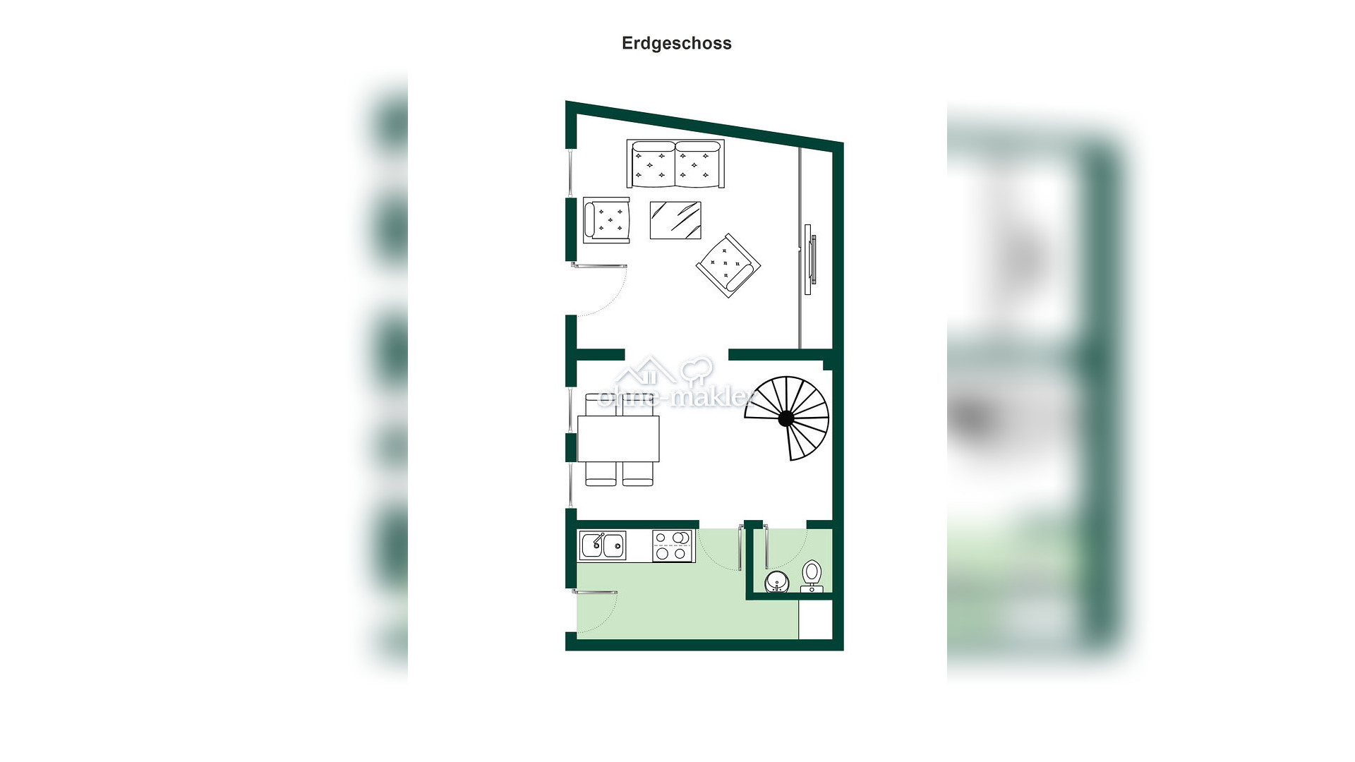 Stadthaus in Saarbrücken-Staden – Grünruhezone – Lessingstrasse 28, 66121 Saarbrücken – Vorschaubild 7