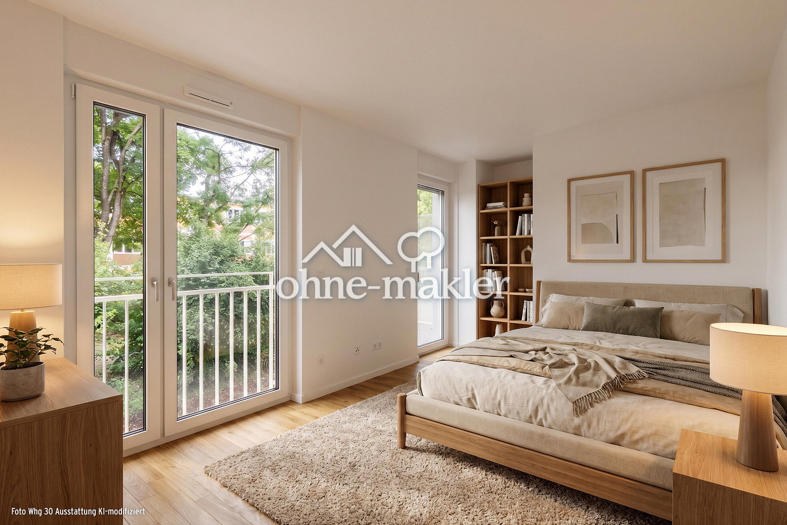 Helle 4-Zimmer-Wohnung mit 2 Balkonen in München – Max-Liebermann-Straße 1b,, 80937 München – Vorschaubild 2