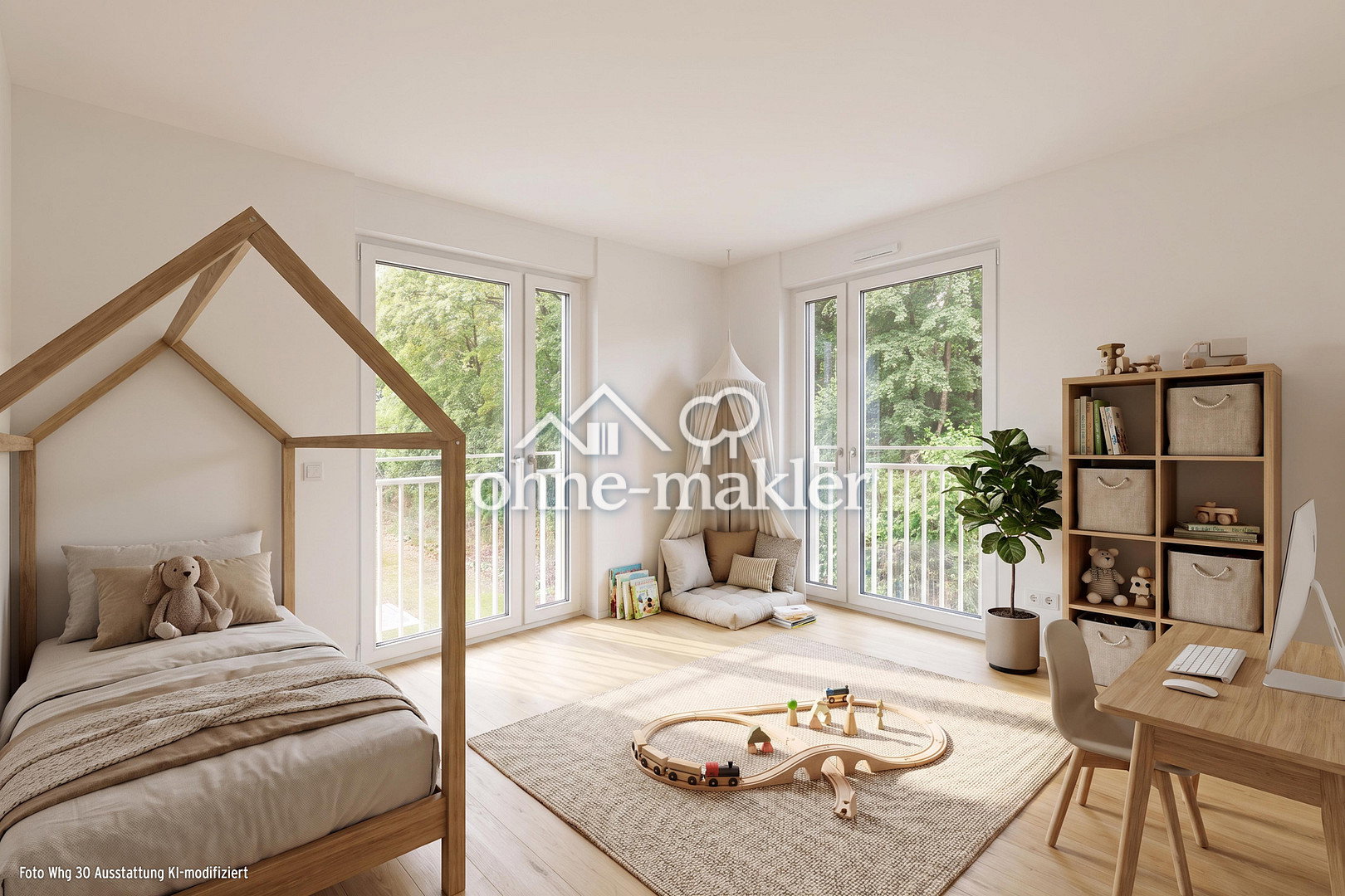 Helle 4-Zimmer-Wohnung mit 2 Balkonen in München – Max-Liebermann-Straße 1b,, 80937 München – Vorschaubild 4