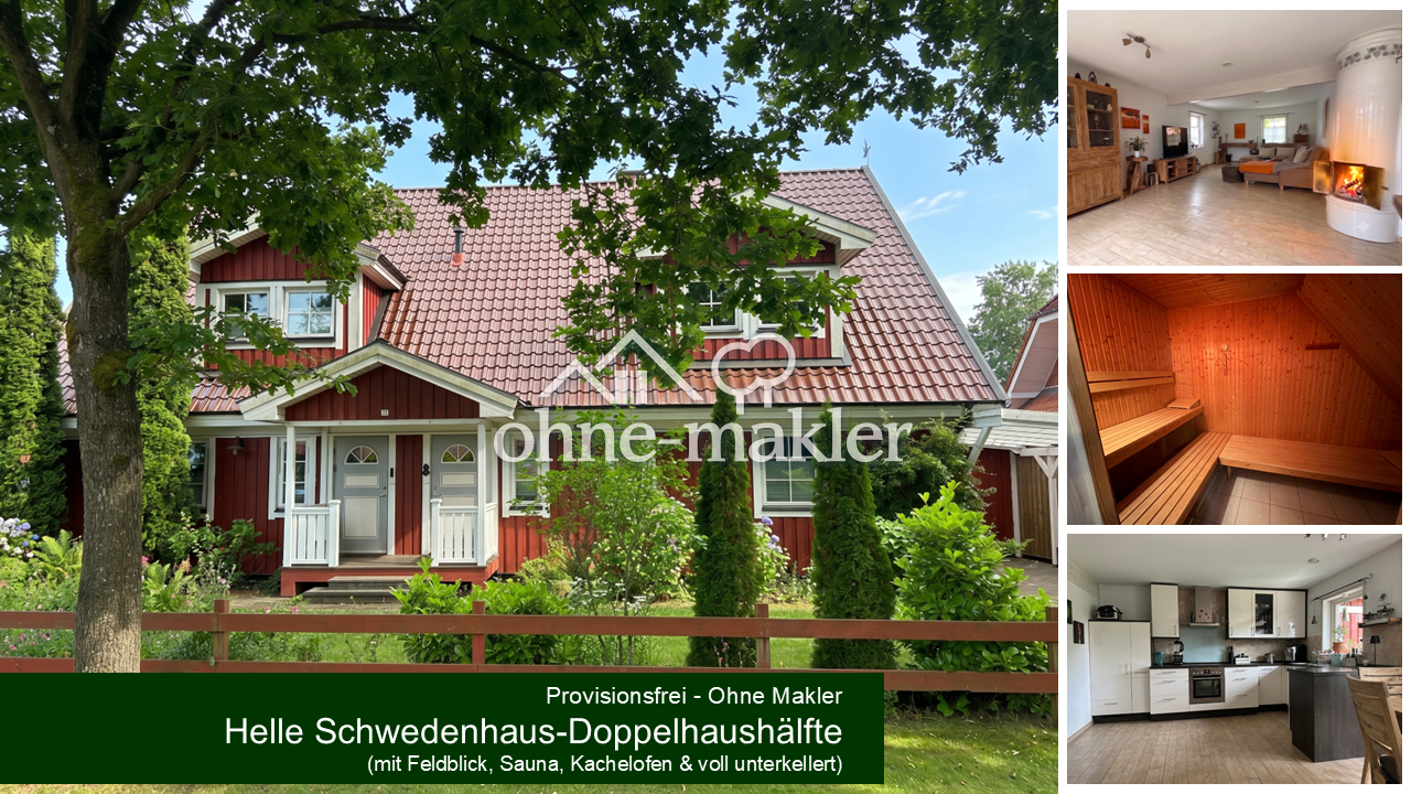 Schwedenhaus mit Sauna & Feldblick - Großensee, 22946 Großensee