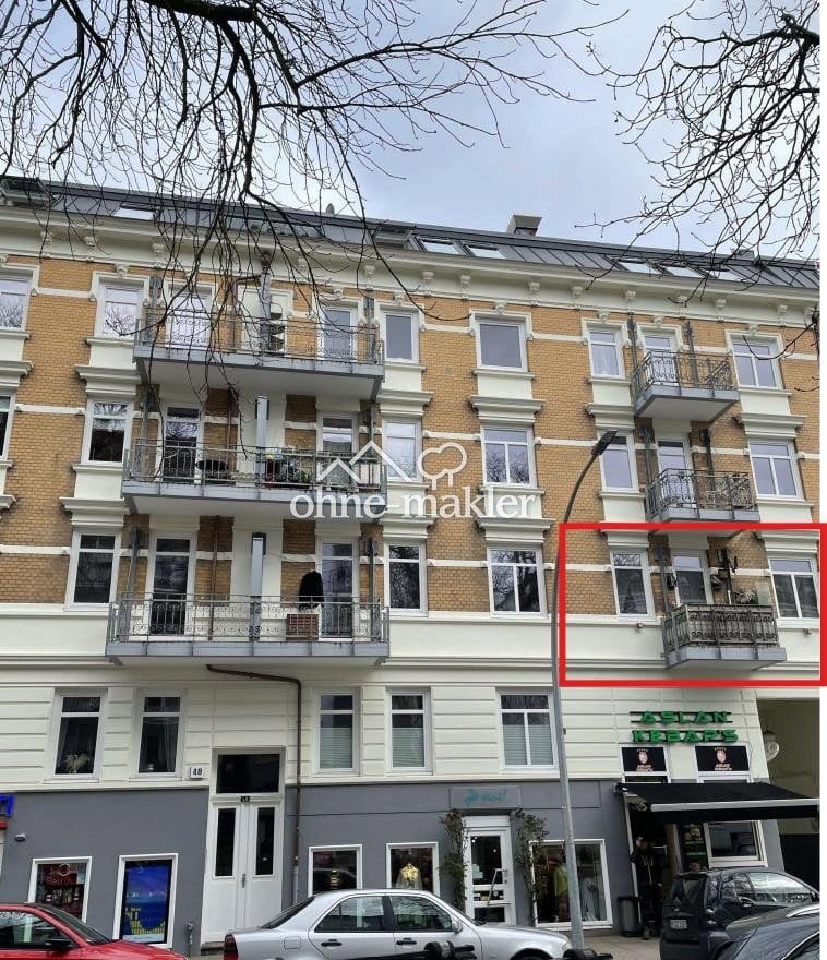 Eppendorf-Flair Vermietete Altbauwohnung zum Kauf, 20251 Hamburg (Hamburg-Nord Alsterdorf Eppendorf Hoheluft-Ost)