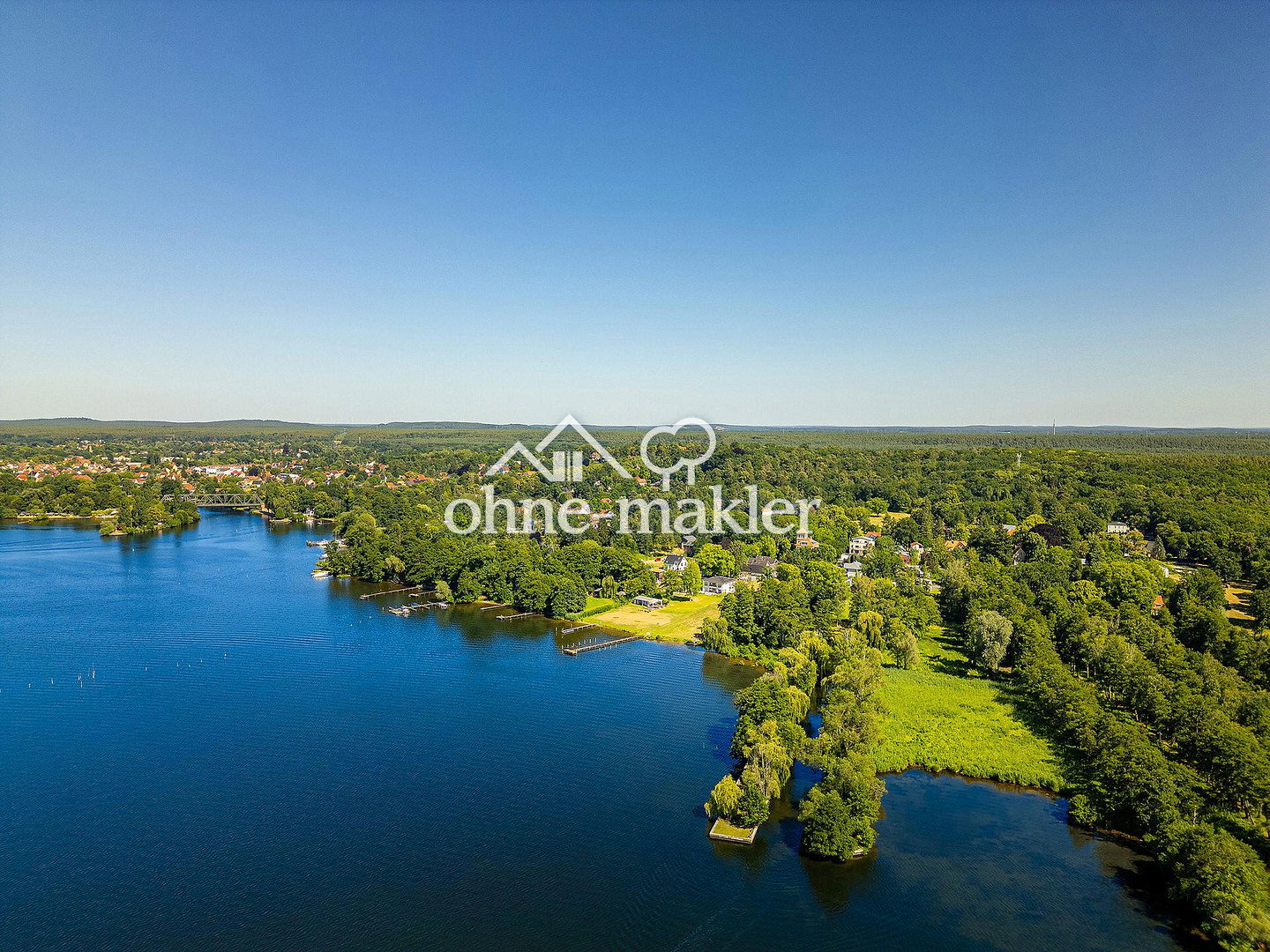 Wassergrundstück & Privathafen – Exklusive Lage, 14548 Schwielowsee