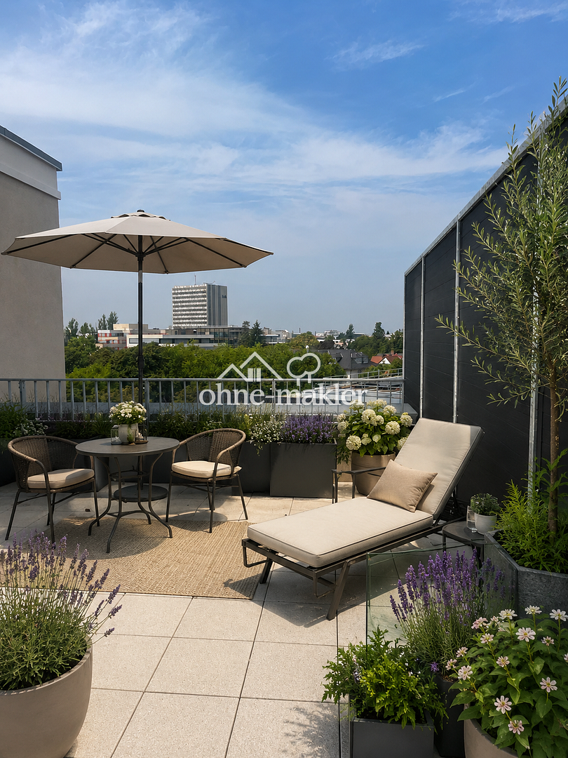 Dachterrasse & Neubau Traumwohnung in Darmstadt, 64285 Darmstadt (Darmstadt)