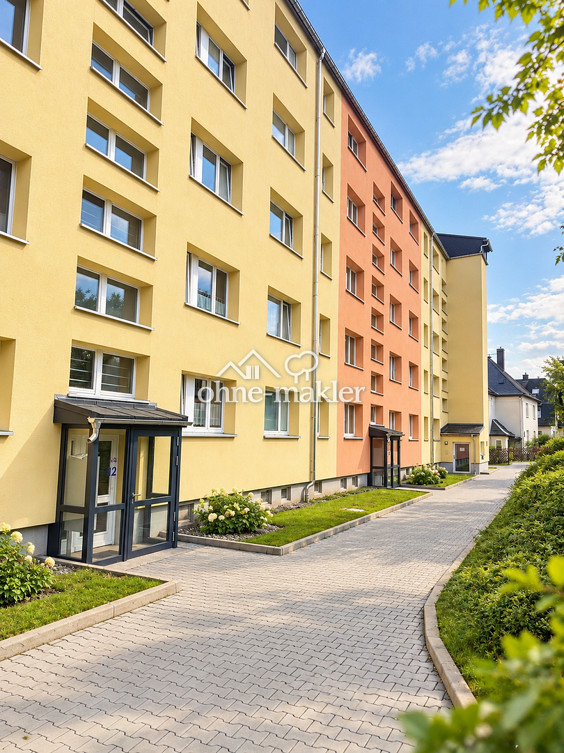 Thum Gepflegte 2-Zi-Wohnung mit Balkon & Lift, 9419 Thum