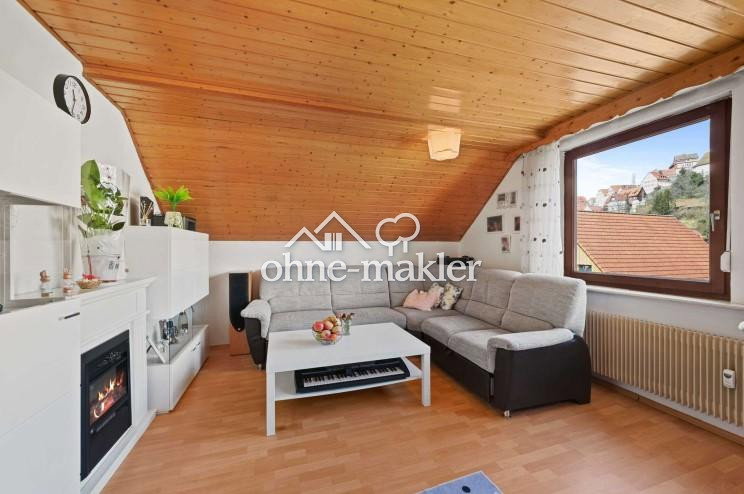 Dachgeschosswohnung mit Balkon in Altensteig, 72213 Altensteig