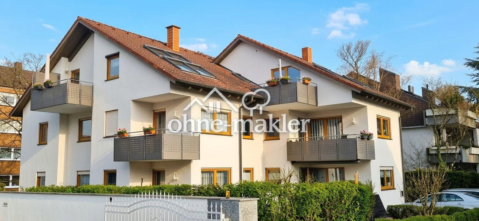 Dachgeschosswohnung mit Balkon & Klimaanlage, 63741 Aschaffenburg (Damm Innenstadt Leider Nilkheim Strietwald)