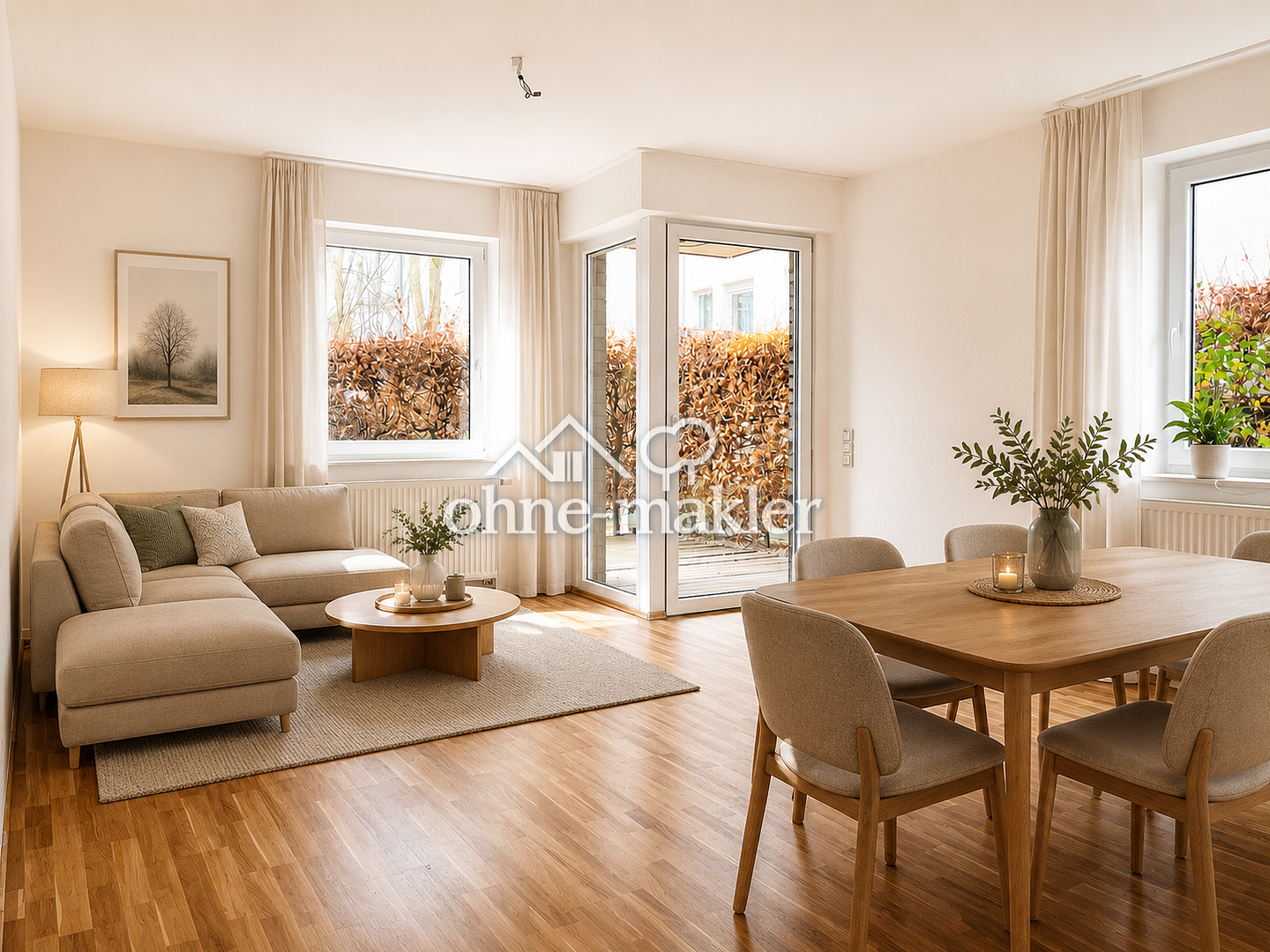 Ruhig & zentral 2 ZKB mit Terrasse, 33602 Bielefeld (Innenstadt)