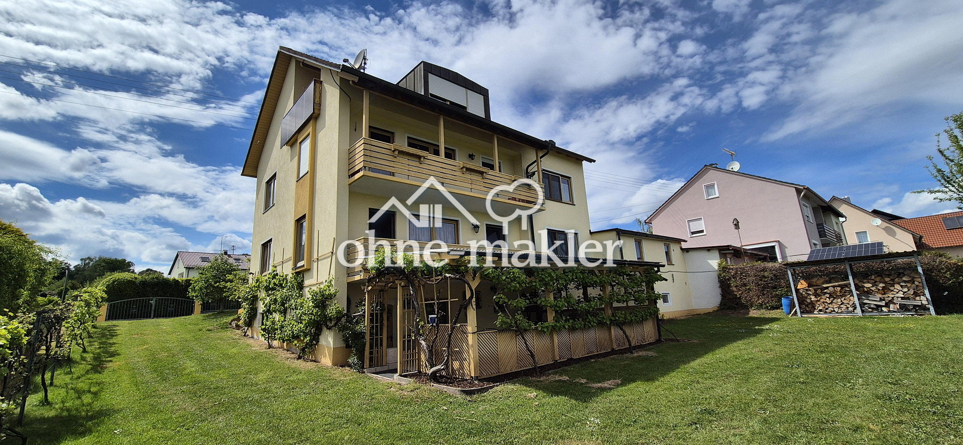 Familienparadies mit Weitblick in Biberbach, 86485 Biberbach