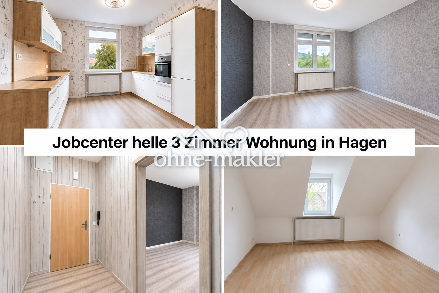 Wohnung in Hagen – direkt am Jobcenter, 58091 Hagen (Dahl Eilpe Emst Mittelstadt Wehringhausen)