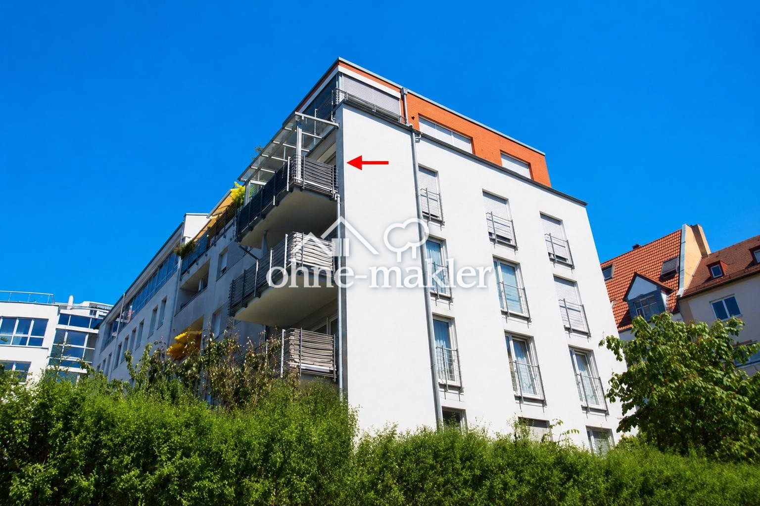 Traumwohnung Wöhrd Balkon, Stellplätze & Sonne, 90489 Nürnberg (Gärten bei Wöhrd Rennweg Veilhof Wöhrd)