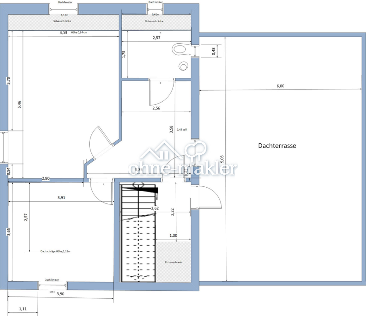 Dachterrasse & zentrale Lage in Herne, 44623 Herne (Baukau-Ost Herne-Mitte Herne-Süd)