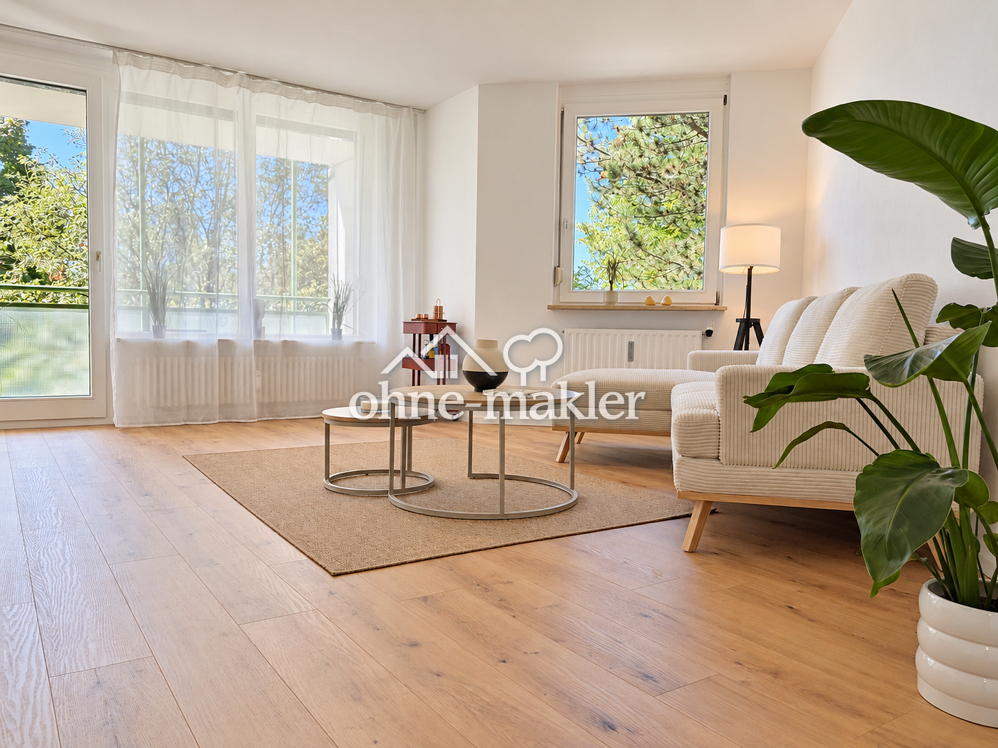 Grün & modern 3-Zimmer Wohnung in Bogenhausen, 81929 München (Bogenhausen Trudering-Riem)