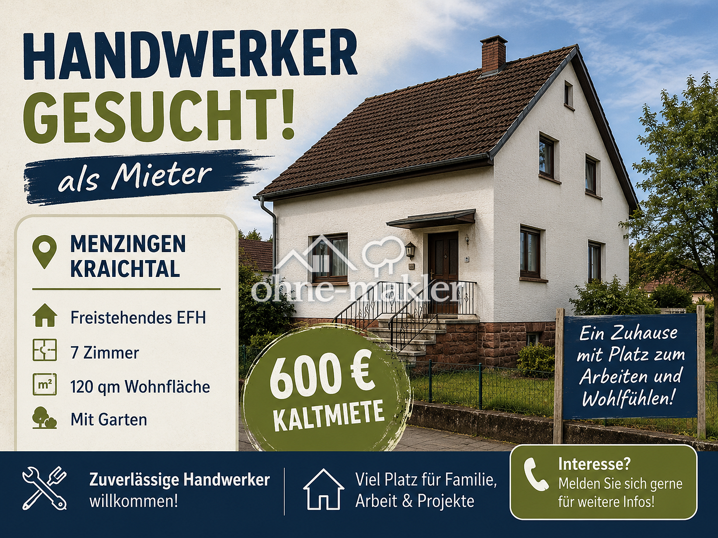 charmantes EFH in Menzingen – renovieren & wohnen, 76703 Kraichtal