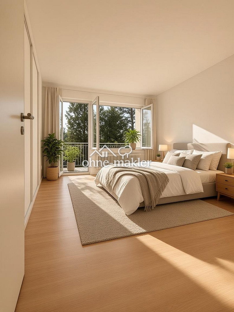 Ruhige 3-Zimmer Wohnung mit Terrasse in Bogenhausen, 81927 München (Bogenhausen)