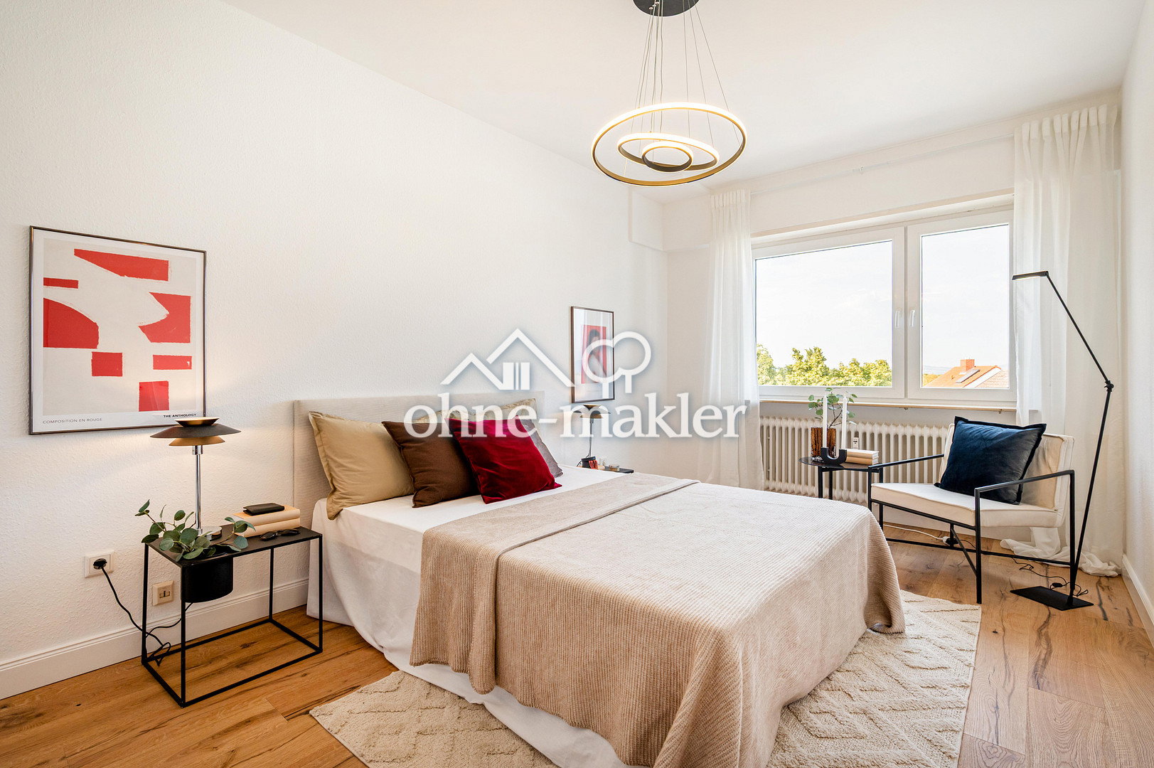Frisch sanierte bezugsfreie 3 Zimmer Wohnung in Mannheim Feudenheim mit Loggia und Garage, 68259 Mannheim (Feudenheim Wallstadt)